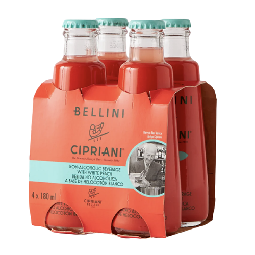 Cipriani Alcohol-Free Bellini – 4 x 180 ml