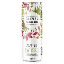 Clever Zero Sugar Margarita – 355 ml | Single & 12-Pack