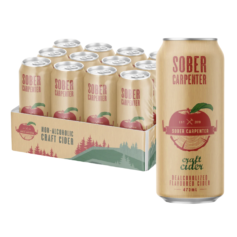 Sober Carpenter Craft Cider – 473 mL | Single & 12-Pack