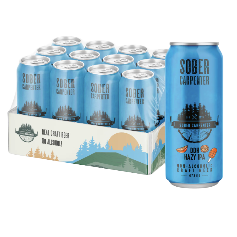 Sober Carpenter Double Dry Hopped Hazy IPA – 473 mL | Single & 12-Pack