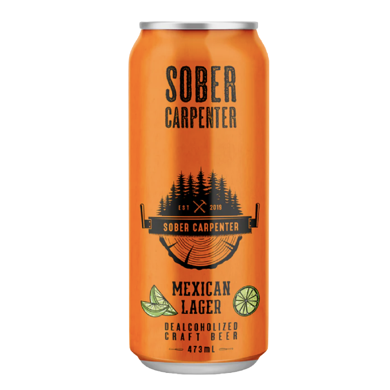 Sober Carpenter Mexican Lager – 473 mL | Single & 12-Pack