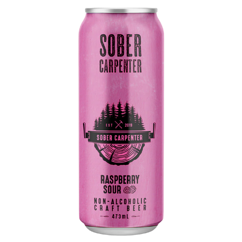 Sober Carpenter Raspberry Sour – 473 mL | Single & 12-Pack