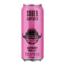Sober Carpenter Raspberry Sour – 473 mL | Single & 12-Pack